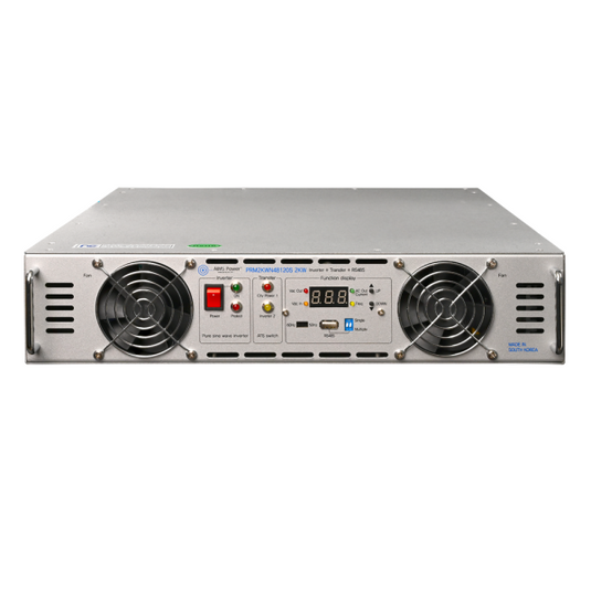Aims 3000 Watt NEGATIVE 48 Volt Rack Mount Inverter To 120 Volt AC – 2U (-48V)  PRM3KWN48120S