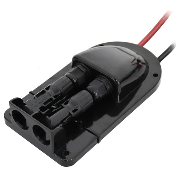 Load image into Gallery viewer, Aims Solar 2 Wire Cable Entry MC-4 Compatible Weatherproof Roof Mount w/ 10 Foot Leads PV-2WEGMC4-10FT
