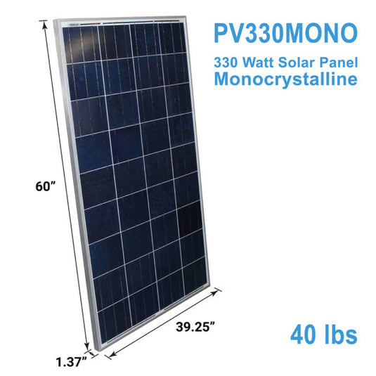 Aims Solar Kit 3960 W Solar | 8000 W Pure Sine Inverter Charger | 600 A Batteries KITD-80W48V3840W