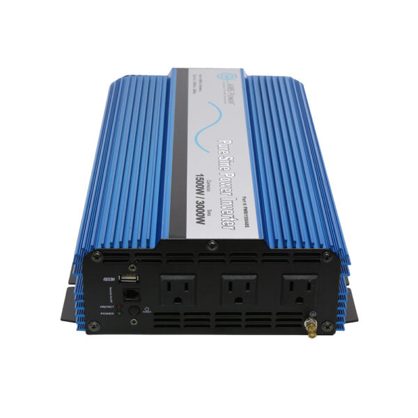 Load image into Gallery viewer, AIM 1500 Watt 48 Volt Pure Sine Inverter PWRI150048S
