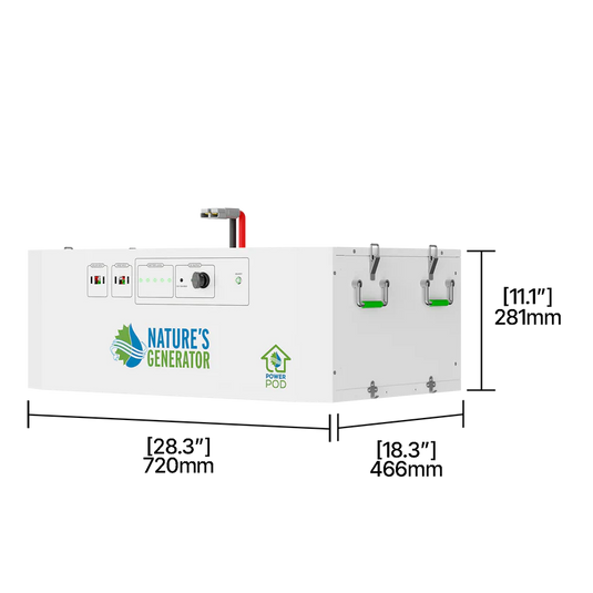 Nature's Generator Powerhouse Power Addition + 4X Solar Panels NGPHPAA
