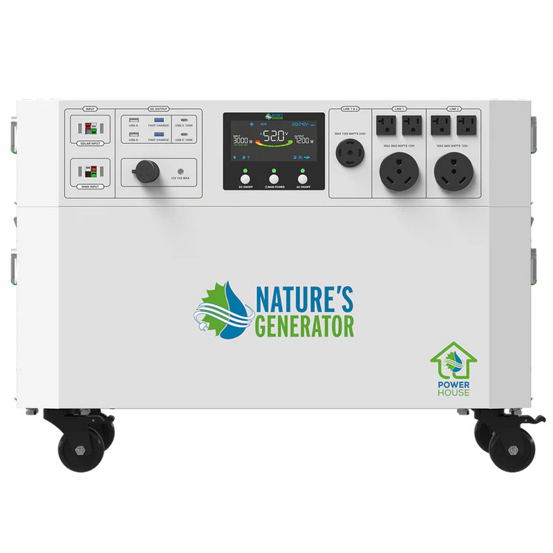 Load image into Gallery viewer, Nature's Generator Powerhouse V2 Whole Home Generator + Power Pad NGPH72PD
