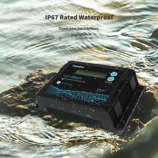 Renogy New Edition Voyager 20A PWM Waterproof Solar Charge Controller RCC20VOYP-G1-US