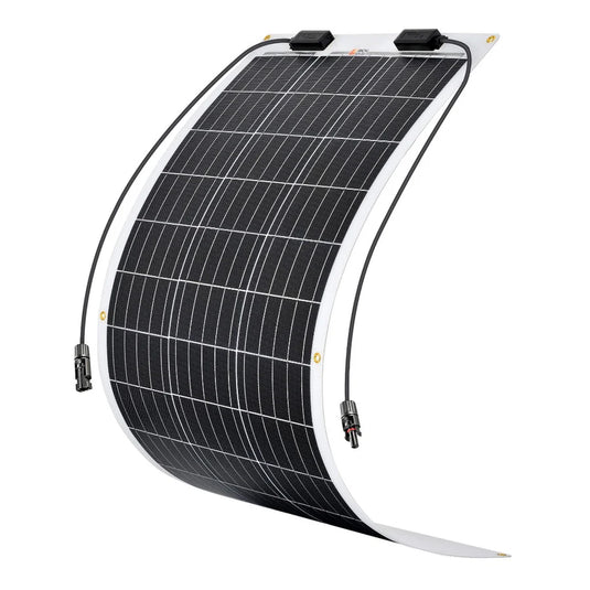Rich Solar MEGA 100 FLEX | 100 Watt Flexible Solar Panel | Lightweight 12V Flexible Solar Panel for Vans, Boats, Trailers | High Efficiency RS-F100