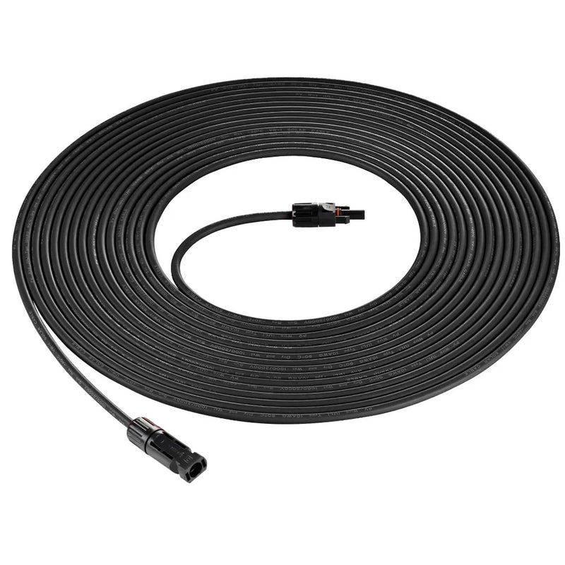 Load image into Gallery viewer, Rich Solar 10Ft 10 Gauge Solar Panel Extension Cable with Male and Female Solar Connector Ends | Pair of 10AWG Red and Black Extension Wire with Connectors on Both Ends | Choose Cable Length: 10ft, 15ft, 20ft, 30ft, 50ft, 75ft, 100ft RS-10102
