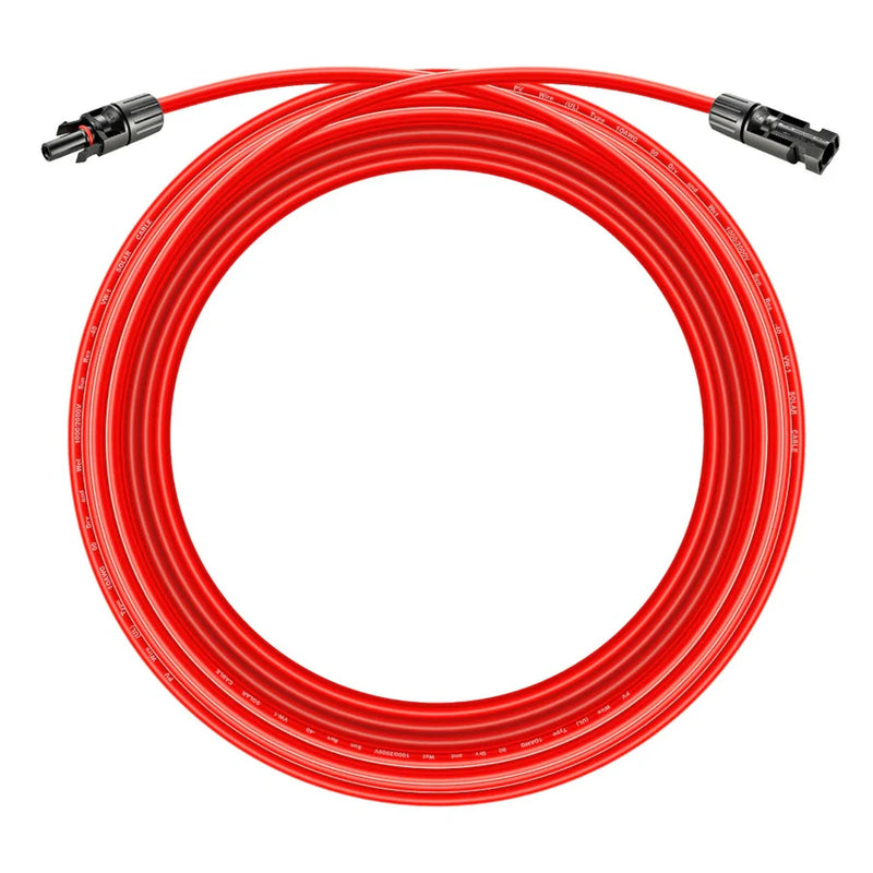 Load image into Gallery viewer, Rich Solar 10Ft 10 Gauge Solar Panel Extension Cable with Male and Female Solar Connector Ends | Pair of 10AWG Red and Black Extension Wire with Connectors on Both Ends | Choose Cable Length: 10ft, 15ft, 20ft, 30ft, 50ft, 75ft, 100ft RS-10102
