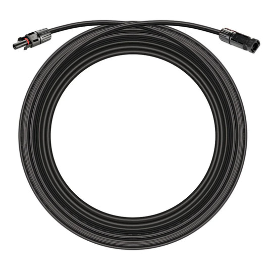 Rich Solar 10Ft 10 Gauge Solar Panel Extension Cable with Male and Female Solar Connector Ends | Pair of 10AWG Red and Black Extension Wire with Connectors on Both Ends | Choose Cable Length: 10ft, 15ft, 20ft, 30ft, 50ft, 75ft, 100ft RS-10102