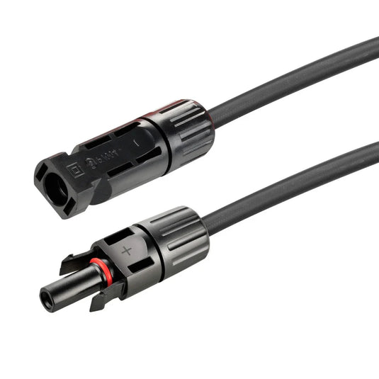 Rich Solar 10Ft 10 Gauge Solar Panel Extension Cable with Male and Female Solar Connector Ends | Pair of 10AWG Red and Black Extension Wire with Connectors on Both Ends | Choose Cable Length: 10ft, 15ft, 20ft, 30ft, 50ft, 75ft, 100ft RS-10102