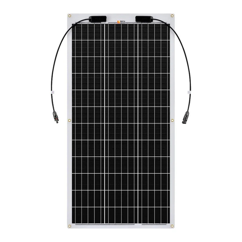 Load image into Gallery viewer, Rich Solar MEGA 100 FLEX | 100 Watt Flexible Solar Panel | Lightweight 12V Flexible Solar Panel for Vans, Boats, Trailers | High Efficiency RS-F100
