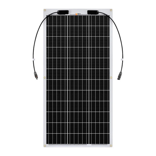 Rich Solar MEGA 100 FLEX | 100 Watt Flexible Solar Panel | Lightweight 12V Flexible Solar Panel for Vans, Boats, Trailers | High Efficiency RS-F100