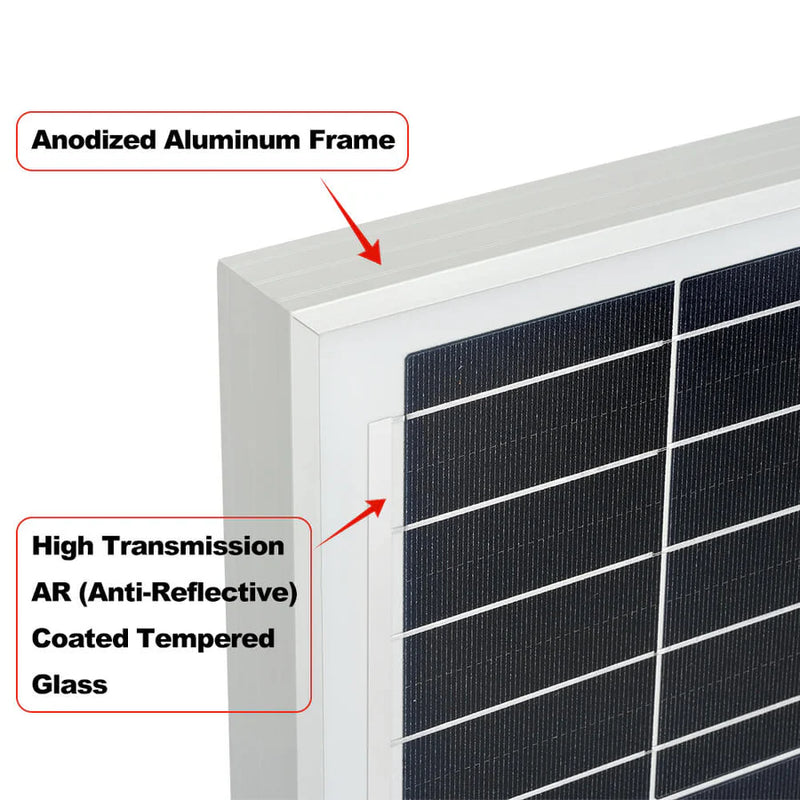 Load image into Gallery viewer, Rich Solar MEGA 200 PRO | 200 Watt 24 Volt Solar Panel | Premium 24V Off-Grid Solar Panel for RVs, Trailers, Cabins | 25-Year Output Warranty RS-M200D
