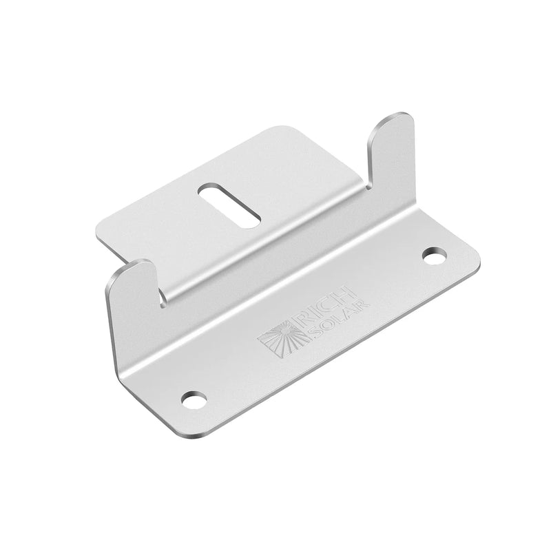 Load image into Gallery viewer, Rich Solar 1 1/4" Z-Brackets Silver | Mounting Hardware Z-Brackets with Screws | Designed for RICH SOLAR MEGA Series Solar Panels | Easy to Install RS-ZB4H
