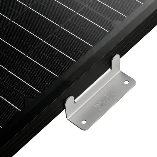 Rich Solar 1 1/4" Z-Brackets Silver | Mounting Hardware Z-Brackets with Screws | Designed for RICH SOLAR MEGA Series Solar Panels | Easy to Install RS-ZB4H