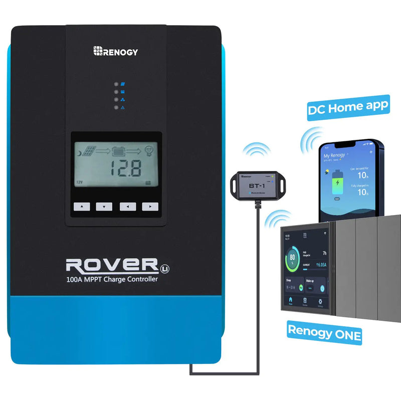 Load image into Gallery viewer, Renogy Rover 100 Amp MPPT Solar Charge Controller RNG-CTRL-RVR100-G2-US
