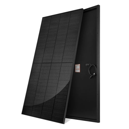 Rich Solar MEGA 250 PRO ONYX | 250 Watt 24 Volt Solar Panel | Premium 24V Off-Grid Solar Panel for Campers, Tiny Homes, Cabins | 25-Year Output Warranty RS-M250PB