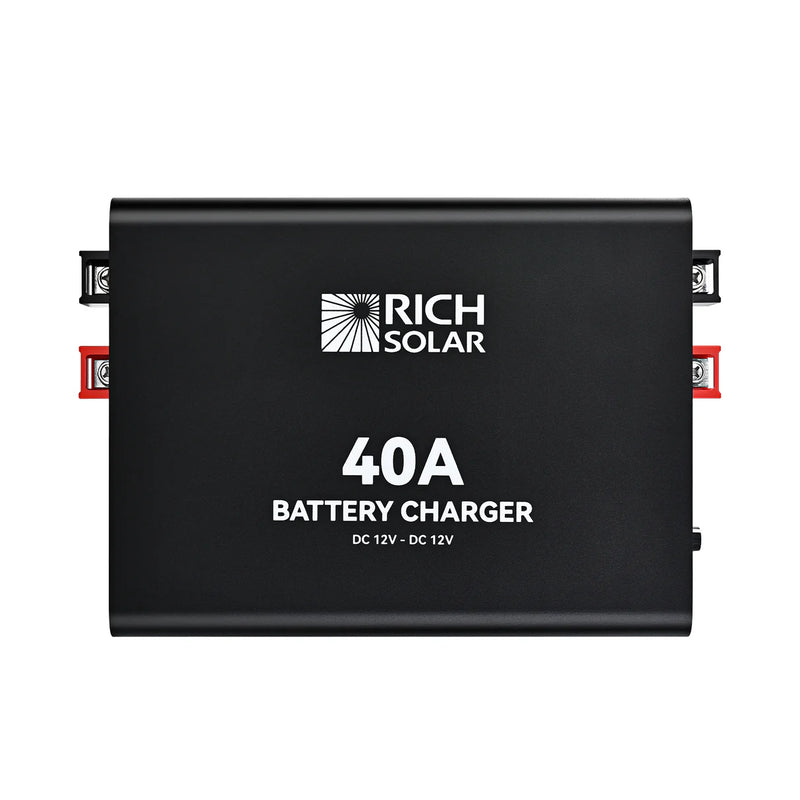 Load image into Gallery viewer, Rich Solar 12V 40A DC-DC Battery Charger for RV, Van, Boat, Off-Grid | Lithium &amp; Lead-Acid Batteries RS-DC40
