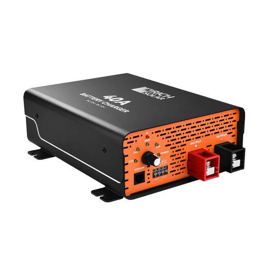 Rich Solar 12V 40A DC-DC Battery Charger for RV, Van, Boat, Off-Grid | Lithium & Lead-Acid Batteries RS-DC40