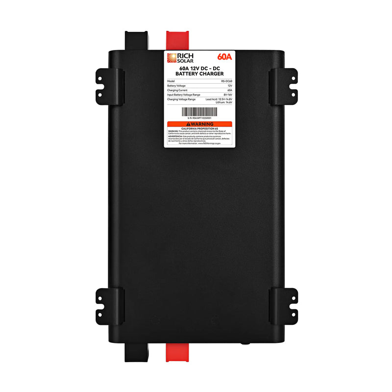 Load image into Gallery viewer, Rich Solar 12V 60A DC-DC Battery Charger for RV, Van, Boat, Off-Grid | Lithium &amp; Lead-Acid Batteries RS-DC60
