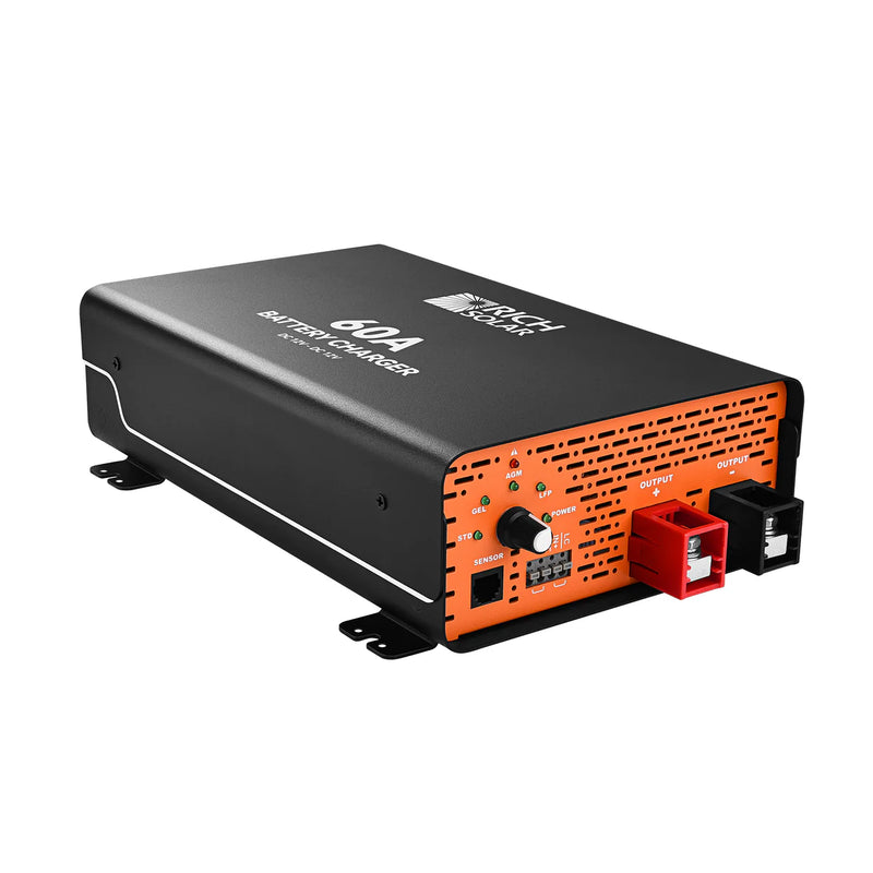 Load image into Gallery viewer, Rich Solar 12V 60A DC-DC Battery Charger for RV, Van, Boat, Off-Grid | Lithium &amp; Lead-Acid Batteries RS-DC60
