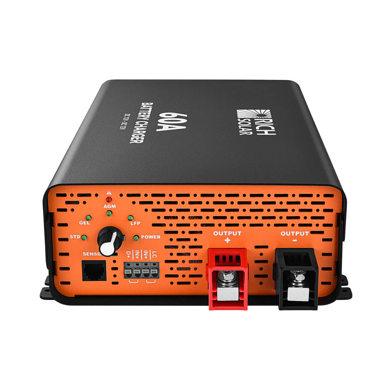 Load image into Gallery viewer, Rich Solar 12V 60A DC-DC Battery Charger for RV, Van, Boat, Off-Grid | Lithium &amp; Lead-Acid Batteries RS-DC60
