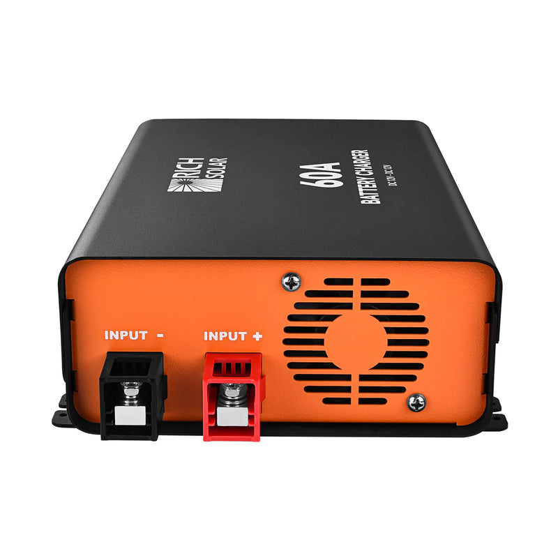 Load image into Gallery viewer, Rich Solar 12V 60A DC-DC Battery Charger for RV, Van, Boat, Off-Grid | Lithium &amp; Lead-Acid Batteries RS-DC60
