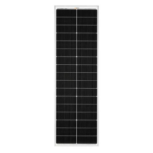 Rich Solar MEGA 100 SLIM | 100 Watt Slim Solar Panel | Compact 12V Off-Grid Narrow Solar Panel for Vans, Overlanders, Boats | 25-Year Output Warranty RS-M100SL25