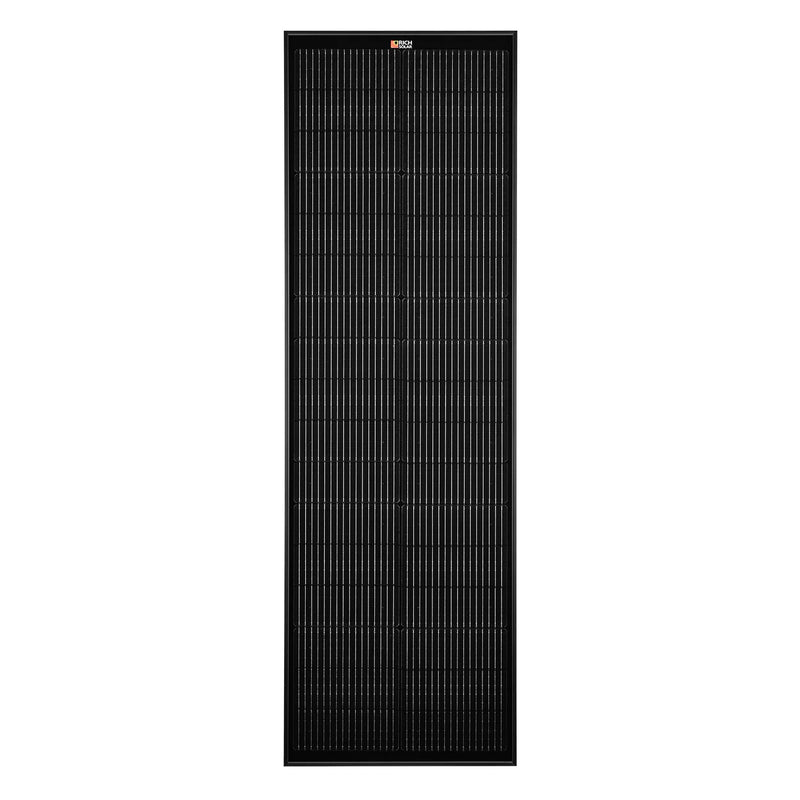 Load image into Gallery viewer, Rich Solar MEGA 100 SLIM ONYX | 100 Watt Slim Solar Panel | Compact 12V Off-Grid Narrow Solar Panel for Vans, Overlanders, Boats | 25-Year Output Warranty #RS-100SLB
