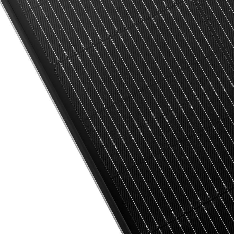Load image into Gallery viewer, Rich Solar MEGA 100 SLIM ONYX | 100 Watt Slim Solar Panel | Compact 12V Off-Grid Narrow Solar Panel for Vans, Overlanders, Boats | 25-Year Output Warranty #RS-100SLB

