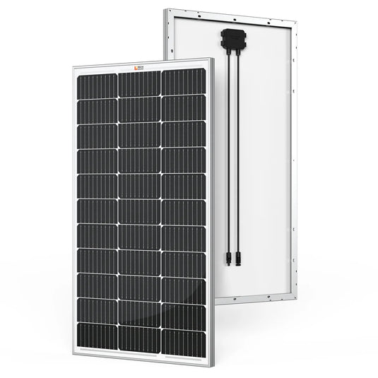 Rich Solar MEGA 100 | 100 Watt Solar Panel | Premier 12V Off-Grid Solar Panel for Vans, Campers, Boats | 25-Year Output Warranty RS-M100