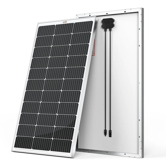 Rich Solar MEGA 100 | 100 Watt Solar Panel | Premier 12V Off-Grid Solar Panel for Vans, Campers, Boats | 25-Year Output Warranty RS-M100