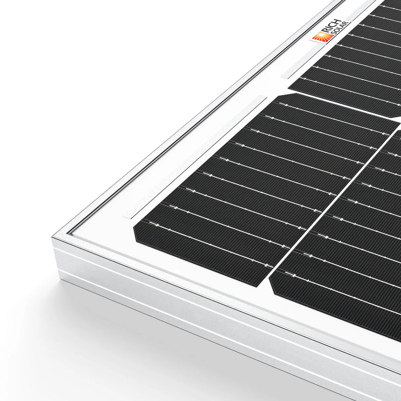Load image into Gallery viewer, Rich Solar MEGA 100 | 100 Watt Solar Panel | Premier 12V Off-Grid Solar Panel for Vans, Campers, Boats | 25-Year Output Warranty RS-M100
