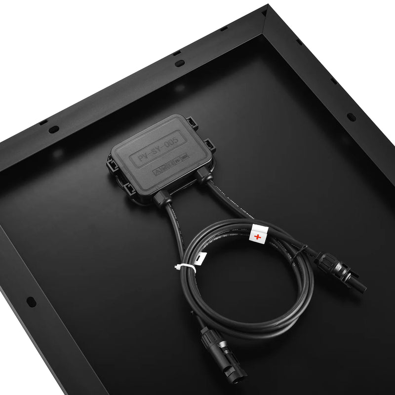 Load image into Gallery viewer, Rich Solar MEGA 130 SLIM ONYX | 130 Watt Slim Solar Panel | Compact 12V Narrow Panel for Vans, Campers, Boats | 25-Year Output Warranty RS-M130SL (Copy)
