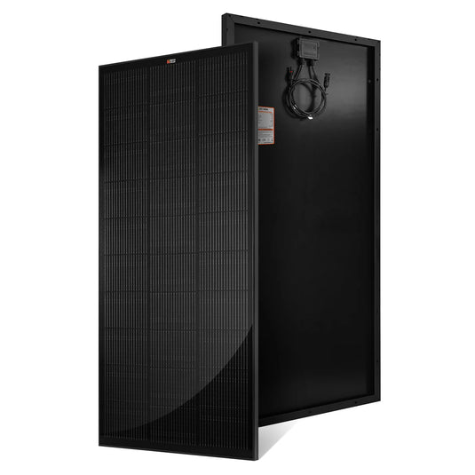 Rich Solar MEGA 200 ONYX | 200 Watt Solar Panel | Premier 12V Off-Grid Solar Panel for RVs Cabins, Boats | 25-Year Output Warranty RS-M200