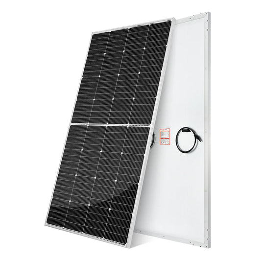Rich Solar MEGA 250 PRO SILVER | 250 Watt 24 Volt Solar Panel | Premium 24V Off-Grid Solar Panel for Campers, Tiny Homes, Cabins | 25-Year Output Warranty RS-M250P