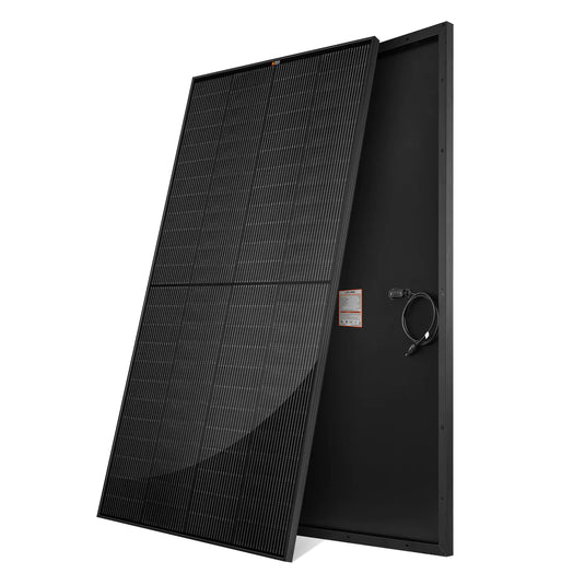 Rich Solar MEGA 335 PRO BLACK | 335 Watt Solar Panel | Premium Grid-tie or Off-grid Solar Panel for Residential, Commercial, Agriculture | 25-Year Output Warranty RS-M335PB-10
