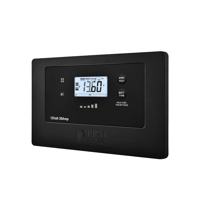 Load image into Gallery viewer, Rich Solar BRAVO AIR 30 | 30A Flush Mount PWM Solar Charge Controller | Bluetooth &amp; Multi-Protection | Premium 12V 30A Controller for RVs, Trailers, Campers, Vans &amp; Boats RS-PWM30PF

