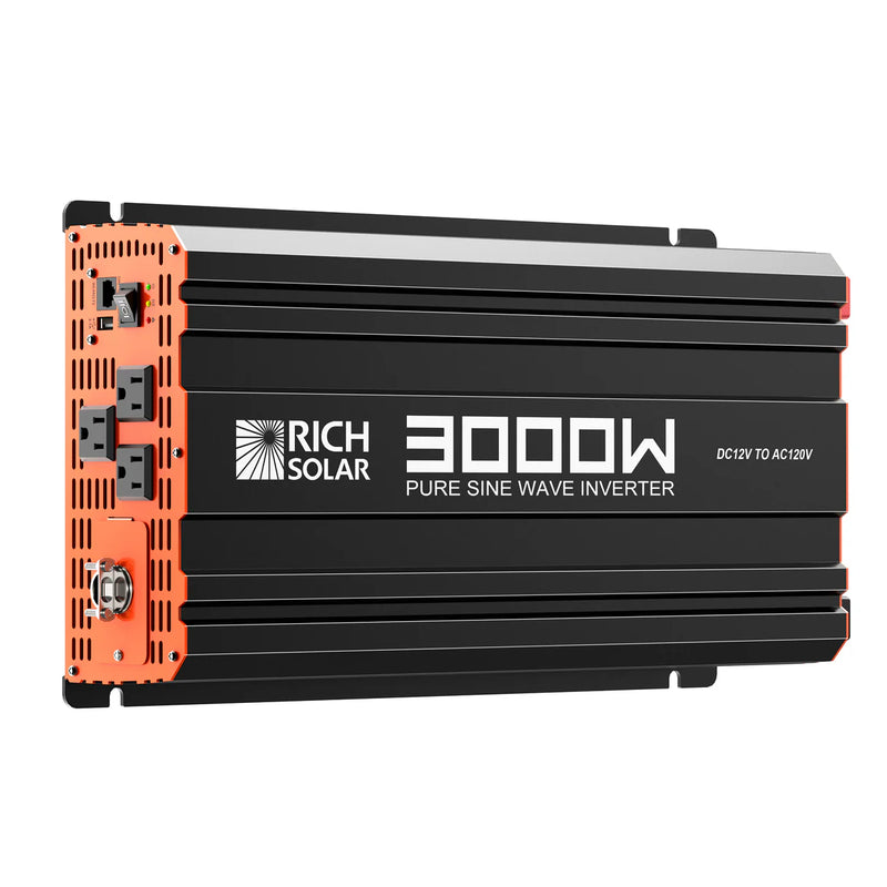 Load image into Gallery viewer, Rich Solar NOVA PURE 3K | 3000 Watt (3kW) 12 Volt Industrial Pure Sine Wave Inverter | Powerful 3000W 12V Off-Grid Inverter for RVs, Trailers, Campers, Vans, Trucks, Overlanders, Boats RS-V3P12
