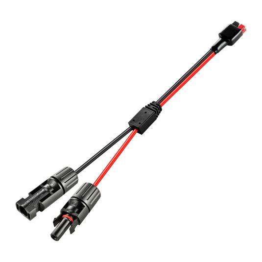 Rich Solar Anderson Adapter to Solar Connectors | Anderson to Solar Connector Adapter | Red and Black Anderson to PV Panel Connection | Easy Install RS-A2M