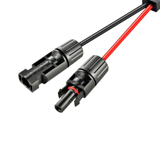 Rich Solar Anderson Adapter to Solar Connectors | Anderson to Solar Connector Adapter | Red and Black Anderson to PV Panel Connection | Easy Install RS-A2M