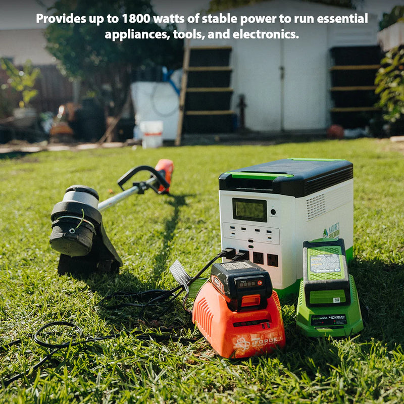 Load image into Gallery viewer, Nature's Generator High Capacity Expandable Lithium 1800 Power Station NGLGN18
