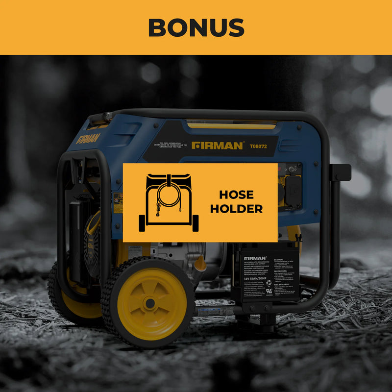 Load image into Gallery viewer, Tri Fuel 8000W Portable Generator Electric Start 120/240V with CO ALERT  t08072 - Backup Generator Store
