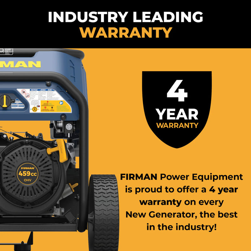 Load image into Gallery viewer, Firman Tri Fuel Portable Generator 10000/8000W Electric Start With CO Alert t08073 - Backup Generator Store
