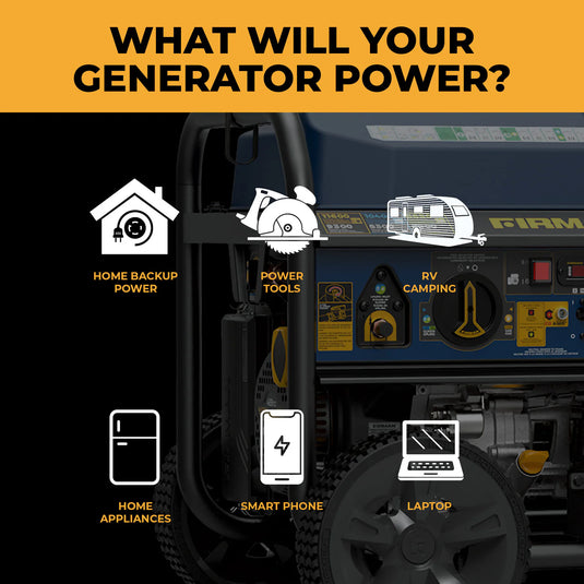 Firman Tri Fuel Portable Generator 11600W Electric Start 120V/240V with CO alert  t09371