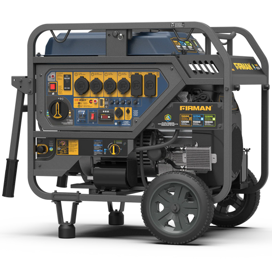 Firman TRI FUEL PORTABLE GENERATOR 15000W ELECTRIC START 120/240V WITH CO ALERT T12071