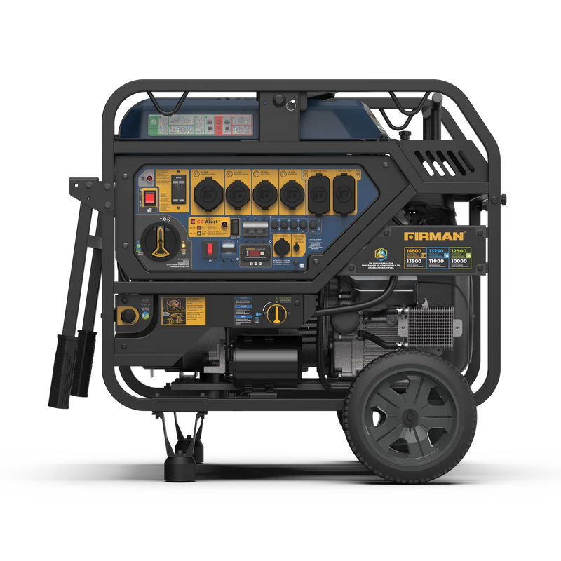 Load image into Gallery viewer, Firman  TRI FUEL PORTABLE GENERATOR 16800/13500W ELECTRIC START 120/240V WITH CO ALERTt13071
