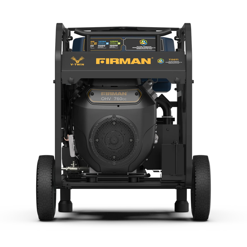 Load image into Gallery viewer, Firman  TRI FUEL PORTABLE GENERATOR 16800/13500W ELECTRIC START 120/240V WITH CO ALERTt13071
