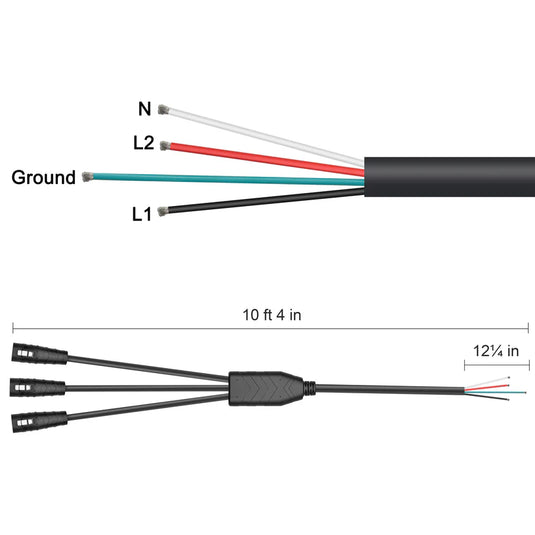 Nature's Generator Tri-Link Combiner Cable NGTLCMB