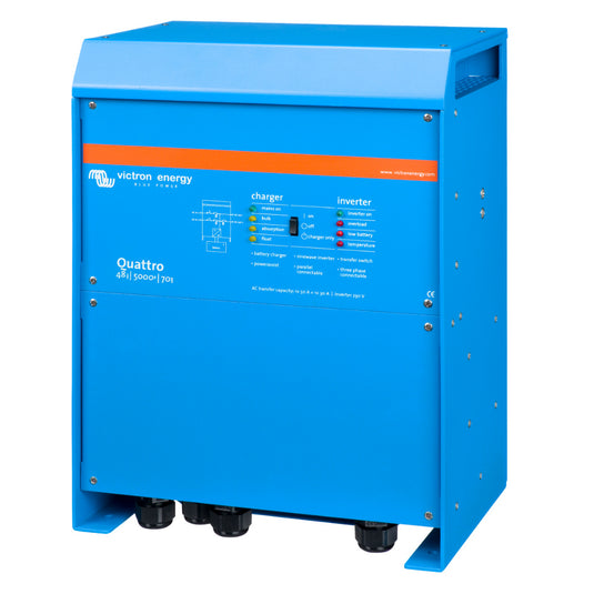 Victron Quattro 48/3000 | 48V Input | 3000W Output 120V | 35A Charger | Transfer Switch 1593085