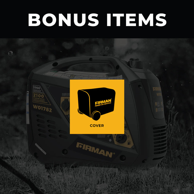 Load image into Gallery viewer, Firman Inverter Portable Generator 2100W Recoil Start w01782 - Backup Generator Store

