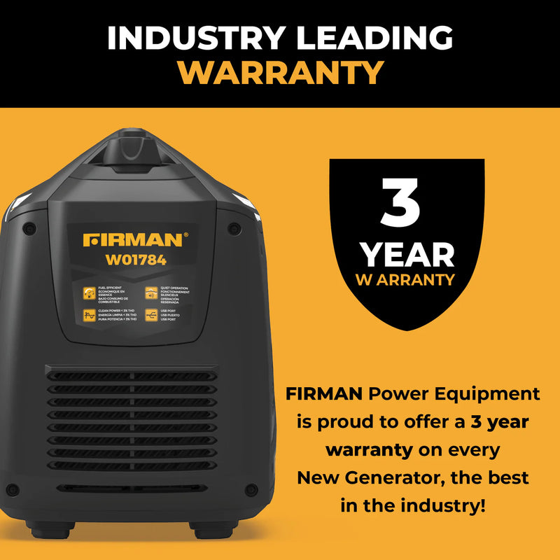Load image into Gallery viewer, Firman Inverter Portable Generator 2100W Recoil Start W01784
